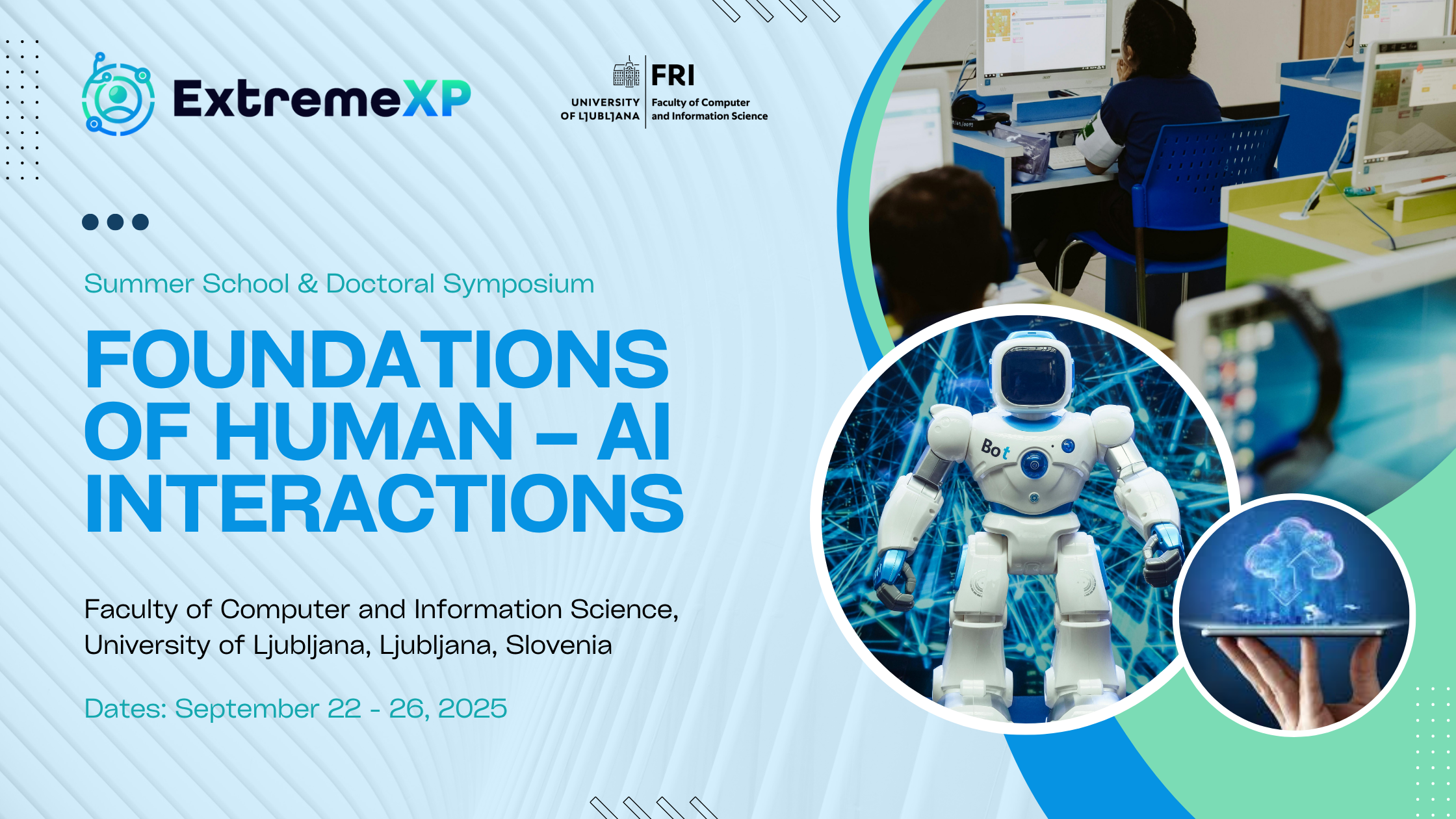 Summer School on Human-AI Interactions, 22-26 sep 2025